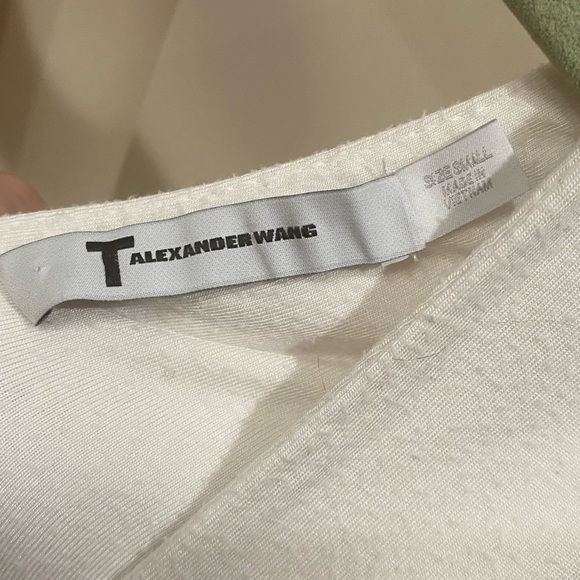 T by Alexander Wang white long sleeve bodysuit - Picture 9 of 10